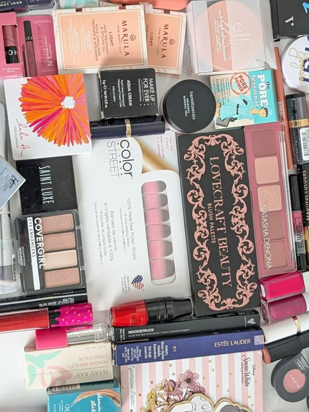 Mixed Beauty Makeup Cosmetics Lot Over 50 Pieces Assorted Brands ALL NEW